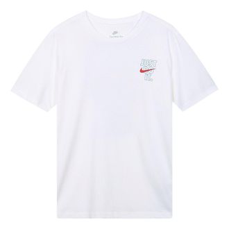 Nike Mens Nike As Nsw Gaokao Ss Tee Athleisure Casual Sports Alphabet Round Neck Short Sleeve White T-Shirt DX0322-100