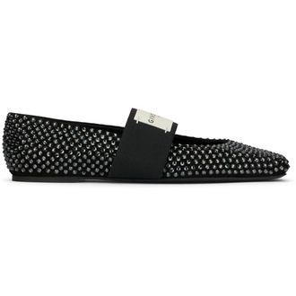 Givenchy Black Calf Leather Flats - Shoes - Mujer - Negro - 40 EU