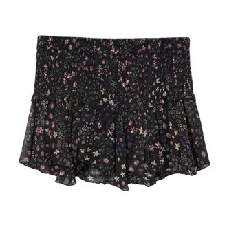 Isabel Marant Dames, Rokken, Zwart, Maat: M Leer
