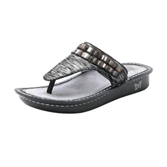 Alegria Womens Vanessa Sandal In Soiree Silver Van