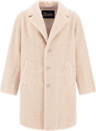 Herno Abrigo de botonadura sencilla New Chantilly - Coats - Hombre - Beige - XL
