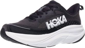 Hoka One One Mens Skyflow Athletic Shoes In Black/white