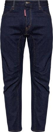 Dsquared2 Nieuwe Biker Jeans - Heren - Slim Fit Jeans - Blauw - XL - Katoen - Jeans