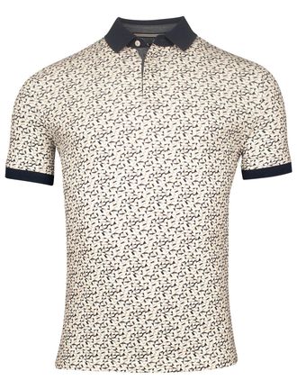 Baileys polo beige geprint multicolor