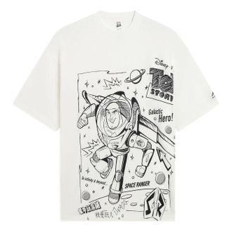 Li-Ning x Disney Toy Story Graphic Loose Fit T-shirt White AHSS703-2
