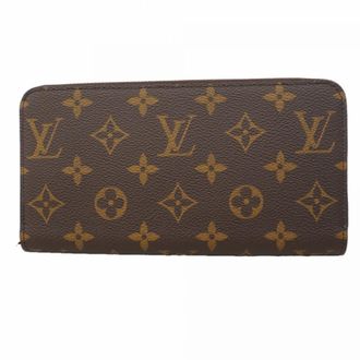 Louis Vuitton Brown Fuchsia Long Wallet (Bi-Fold) (Pre-Owned)