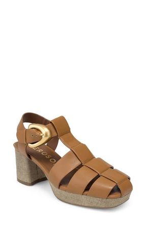 Aerosoles Soave Block Heel Sandal in Tan at Nordstrom, Size 9.5