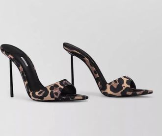 Le Silla bella high heel satin mules