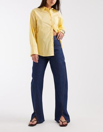 Wrangler Super Capsule - Jeans bombati lavaggio blu scuro