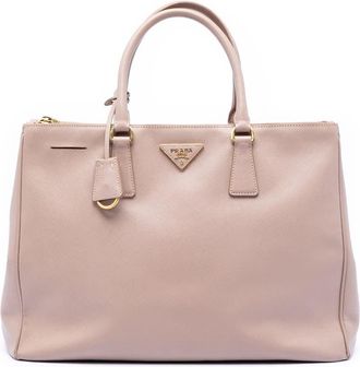 Prada Pre-owned Prada Large Saffiano Lux Galleria Double Zip Tote L5XW29MLJ5LDJW1G