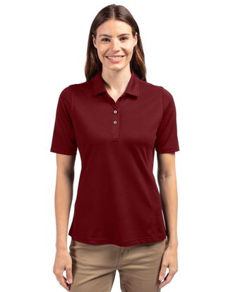 Cutter & Buck Virtue Eco Pique Recycled Womens Polo Shirt