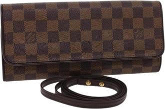 Louis Vuitton Pre-owned Canvas Clutch - Dames - Vintage Clutch - Bruin - ONE Size - Vintage