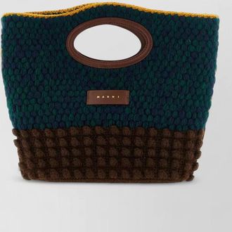 Marni na wool crochet tote bag