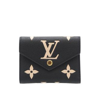 Louis Vuitton Bicolor Leather Wallet (Tri-Fold) (Pre-Owned)
