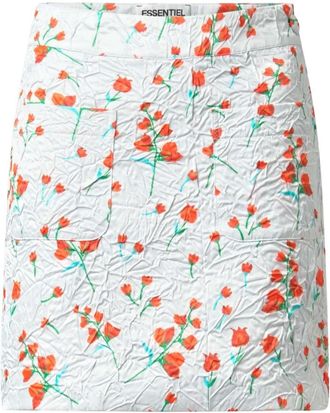 Essentiel Dames, Rokken, Blauw, Maat: 2XS Poliester