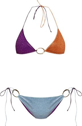 Os&eacute;ree Glitter-detailing Bikini