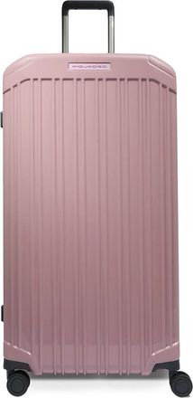 Piquadro Hardside 4 wheel suitcase in trunk shape - unisex - Grote koffers - Roze - ONE Size - Koffers