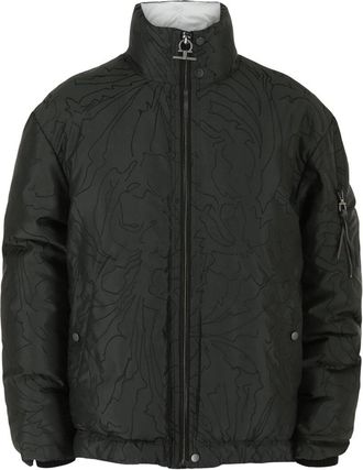 Ferragamo Abstract Print Quilted Jacket