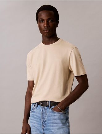 Calvin Klein Mens Liquid Touch Crewneck T-Shirt - Brown - 2XL