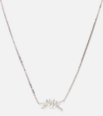 Bottega Veneta Knot sterling silver necklace