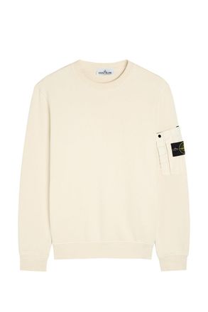 Stone Island SLEEVE POCKET SWEATSHIRT Size: XXL, colour: IVORY