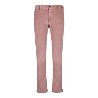 Incotex Heren, Broeken, Roze, Maat: W34 Katoen