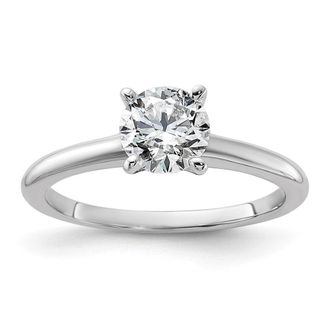 Diamond2Deal 14k Gold Lab Grown Diamond Engagement Ring 1Ct Clarity- VS Color- G-H