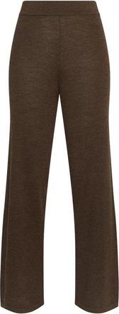 Moss Copenhagen Dames, Broeken, Bruin, Maat: S/M Wol