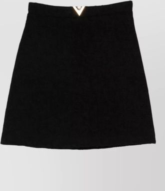 Valentino vlogo signature wool mini skirt