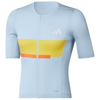 adidas Tempo Jersey Neo Velotrikot f&uuml;r Herren | grau/blau