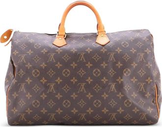 Louis Vuitton Borsa a tracolla Speedy 40 in tela - Marrone