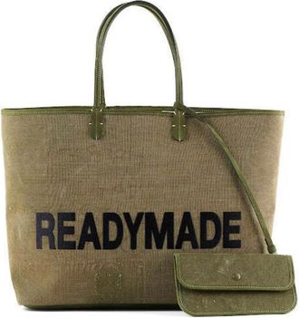 Readymade Borsa tote con pouch - Toni neutri