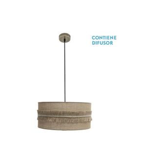 Fabrilamp Abrila Colgante Rustico De Con Pantalla Beige Modelo Kala
