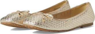 Kenneth Cole Reaction Elstree RL23ELS24 Ballet Flats Womens Gold Woven VER585