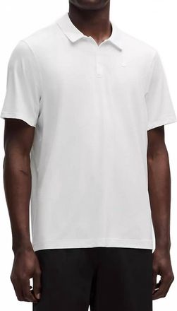 lululemon Logo Sport Short Sleeve Polo In White