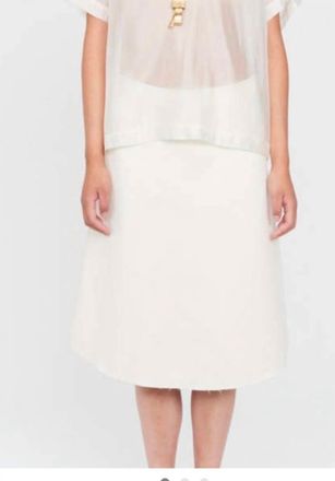The Garment Kelly Skirt In Ivory