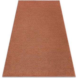 RugsX Rugsx - Alfombra Softy Llanura Color S&oacute;lido Terracota Orange 180x270 Cm
