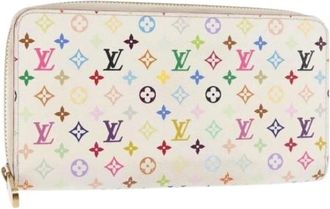 Louis Vuitton Pre-owned Wallets, female, Multicolor, Size: ONE SIZE Pre-owned Vintage Canvas Wallet