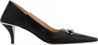 Gucci Black Leather Pumps
