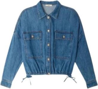 Sessun Vests - Dames - Spijkerjassen - Blauw - S - Denim - Jassen
