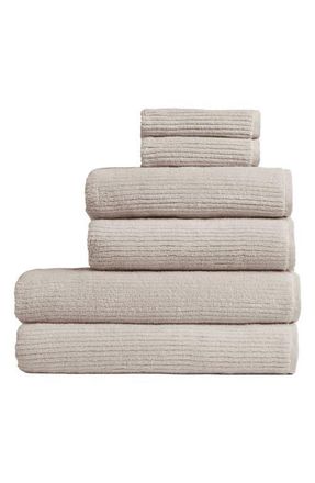 Parachute Soft Rib Bath Essentials in Bone at Nordstrom, Size Bath Towel