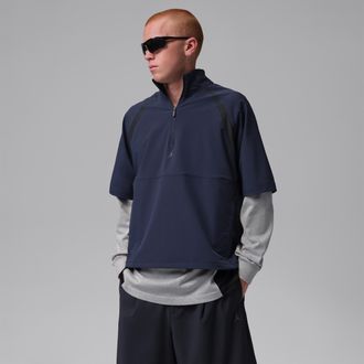 Nike Jordan Mens Jordan Dri-FIT Golf Wind Shirt in Blue | IM7790-451