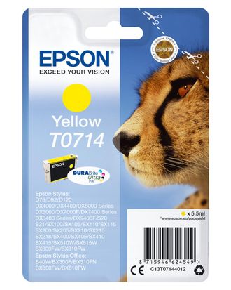 OEM Epson Cartucho T0714 Amarillo