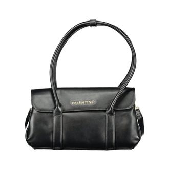 Mario Valentino Tassen, Dames, Zwart, ONE Size, Polyester, Schoudertas met kettinghengsel