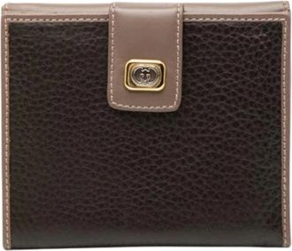 Gucci Pre-owned Wallets, female, Brown, Size: ONE SIZE Pre-owned Bi-fold Wallet
