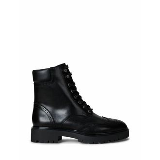 Ralph Lauren Bottines met veters in glad leer Allyson