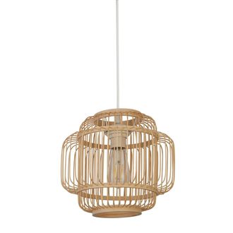 Schneider HOME Pendelleuchte Jona, Bambus, &Oslash;29 x H26 cm