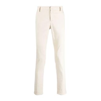 Dondup Slim-fit Trousers - male - Dondup - Slim-fit Trousers - White - W34 - Trousers