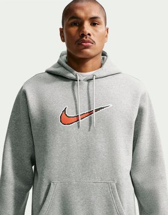 Nike Mens M Nk Clb Bb Hdy - Grey - Size: 40