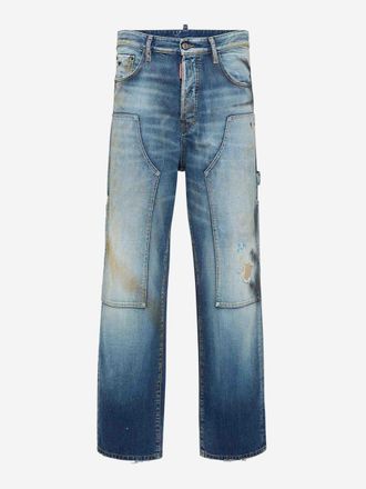Dsquared2 Wide Leg Carpenter Jeans